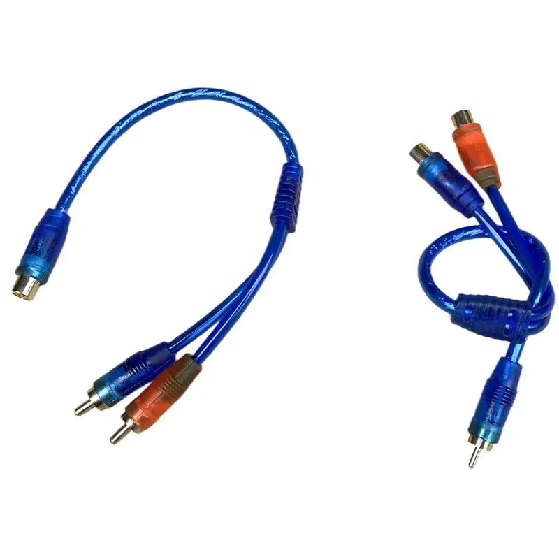 

Car audio modified audio cable, subwoofer RCA power amplifier signal expansion cable