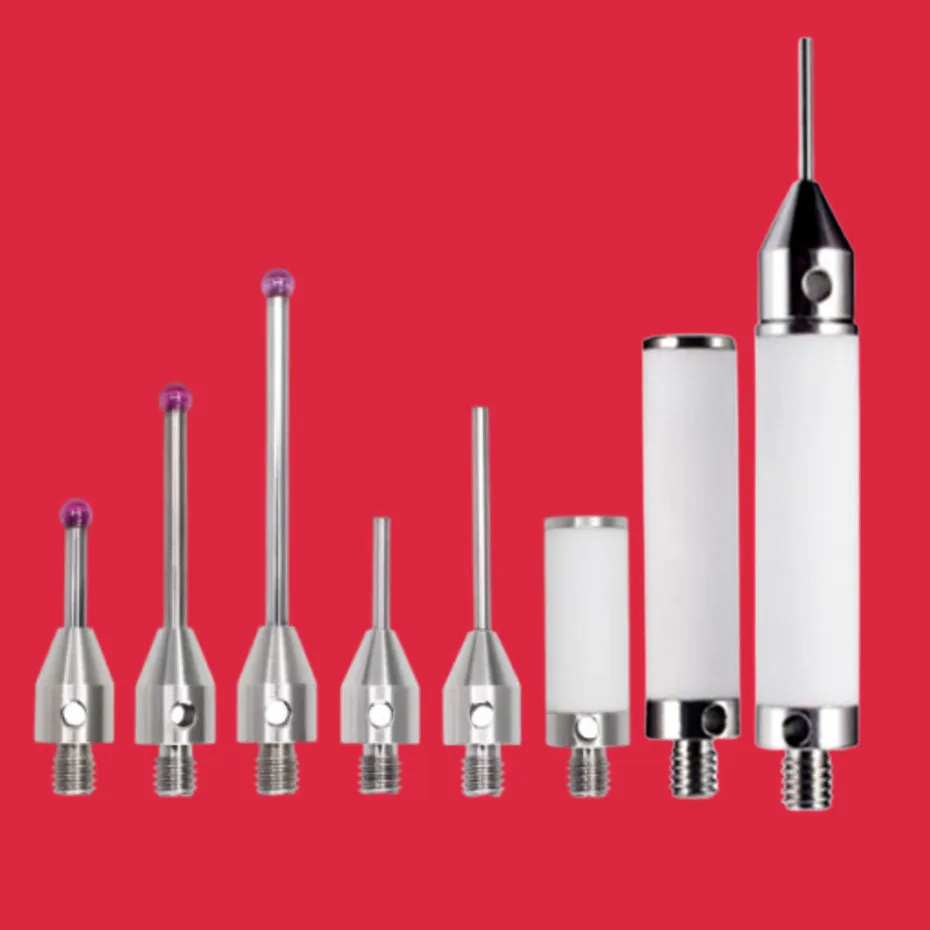 Three dimensional probe, three coordinate measuring needle, ruby CNC machine tool special measuring needle thread M4
