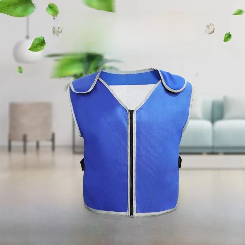 

Летний охлаждающий жилет большого размера: охлаждающая одежда, охлаждающий жилет с гелевыми вставками для предотвращения теплового удара, кондиционирующий жилет.