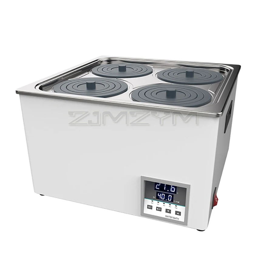 110/220V Laboratory Water Bath Constant Temperature LCD Digital Display Hot Bath Lab Equipment Thermostat Tank 6 4 2 1 Hole