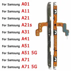 Volume Side Button Flex Cable For Samsung Galaxy A21 A21s A31 A41  A51 A71 5G A01 Core A11 New Key Power On Off Replacement