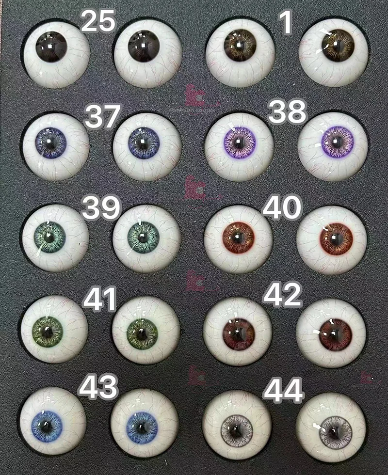 

Silicone doll accessories for artificial eyes, inflatable doll, artificial physical doll, bloodshot eyes, acrylic eye beads