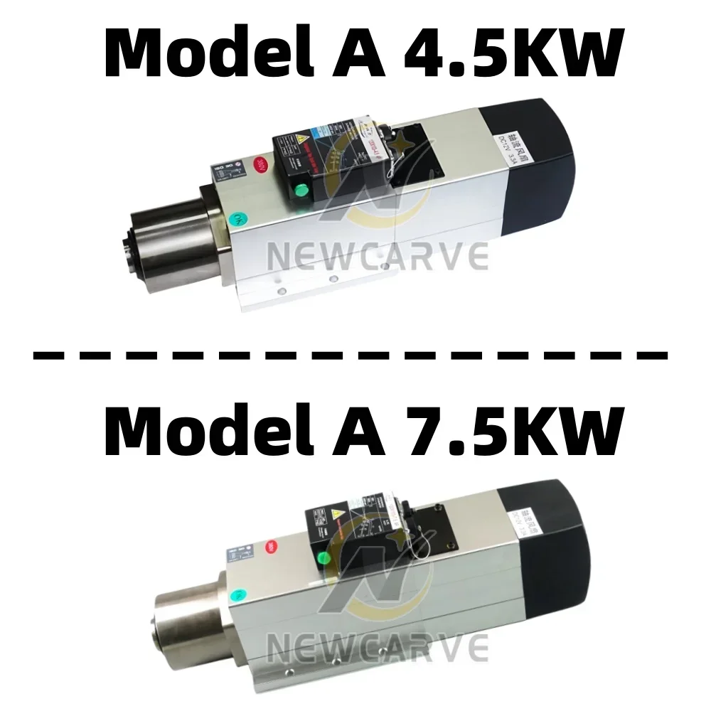 4.5KW 5.5KW 6KW 7.5KW ATC Spindle 30 220V 380V CNC Router Milling Air Cool Automatic Tool Change Spindle Motor