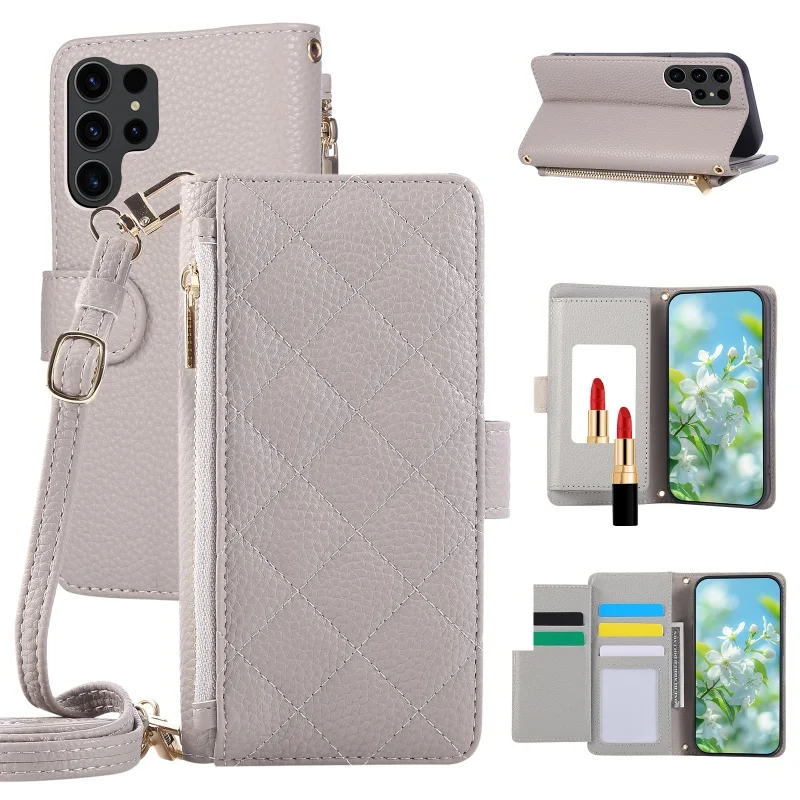 

Crossbody Leather Wallet Phone Case For Samsung Galaxy A05 S A04 S A52 S A04 E F04 M04 Card Cover Bag