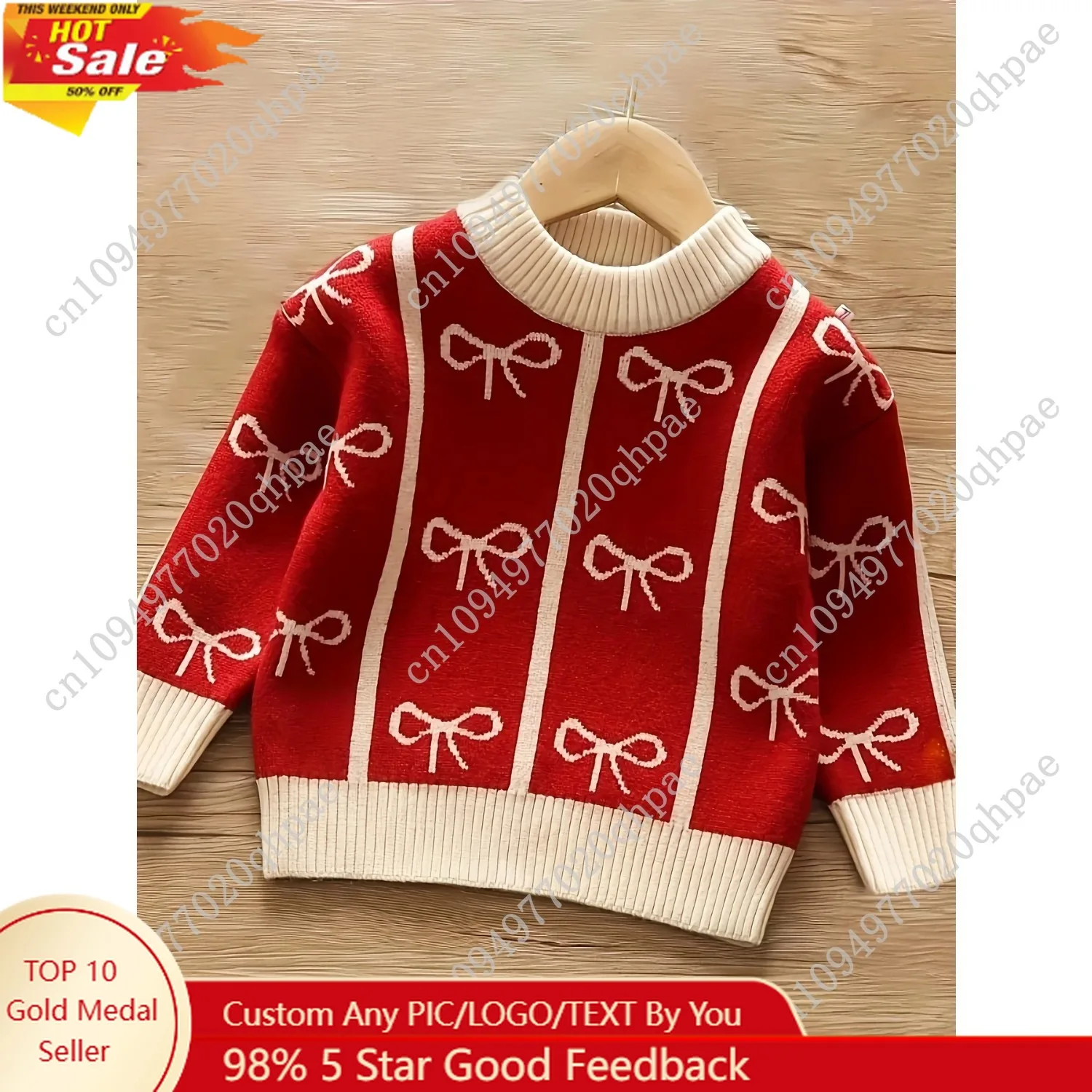 

Girls' Sweater Autumn New Style Korean Version Children's Fashionable Spring and Autumn Long-Sleeved Sweet Pullover Knitwear