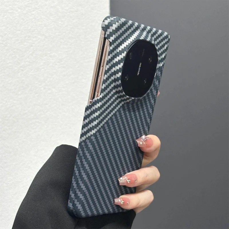 For Huawei Mate X6 Case Stylish Ultra-thin Magnetic Carbon F