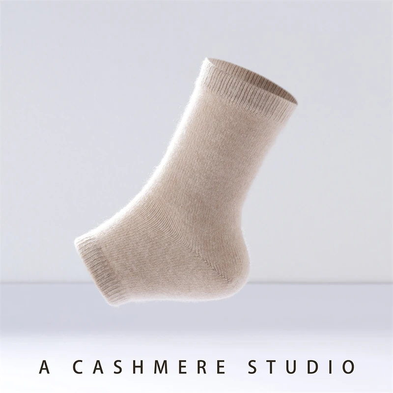 Cashmere ankle and neck socks, men's and women's sports short cold proof, ankle and wrist protection, heel and joint covers