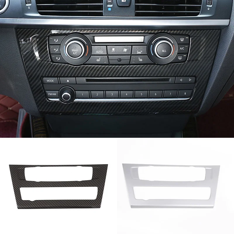 

For BMW X3 F25 2011-2014 Chrome ABS Panel Center Air Condition AC Control Adjust Buttons Frame Trim Car Interior Accessories