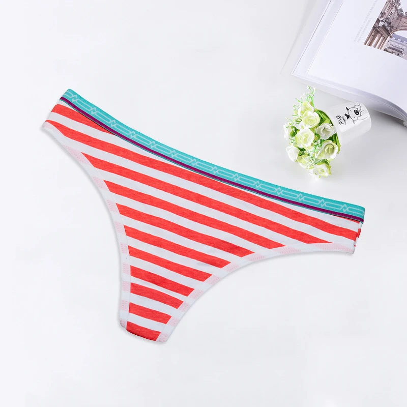 Sexy G-String Cotton Panties for Women Thong String Female Underwear Lingerie Intimate Briefs Ladies Low-Rise T-back 1 Piece