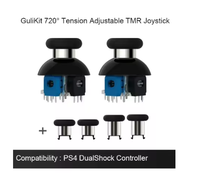 GuliKit 720° Tension Adjustable TMR Joystick for PS4 PS5/PS5 Edge Gamepad for Switch Pro Xbox Series/Elite Series 2 Controller