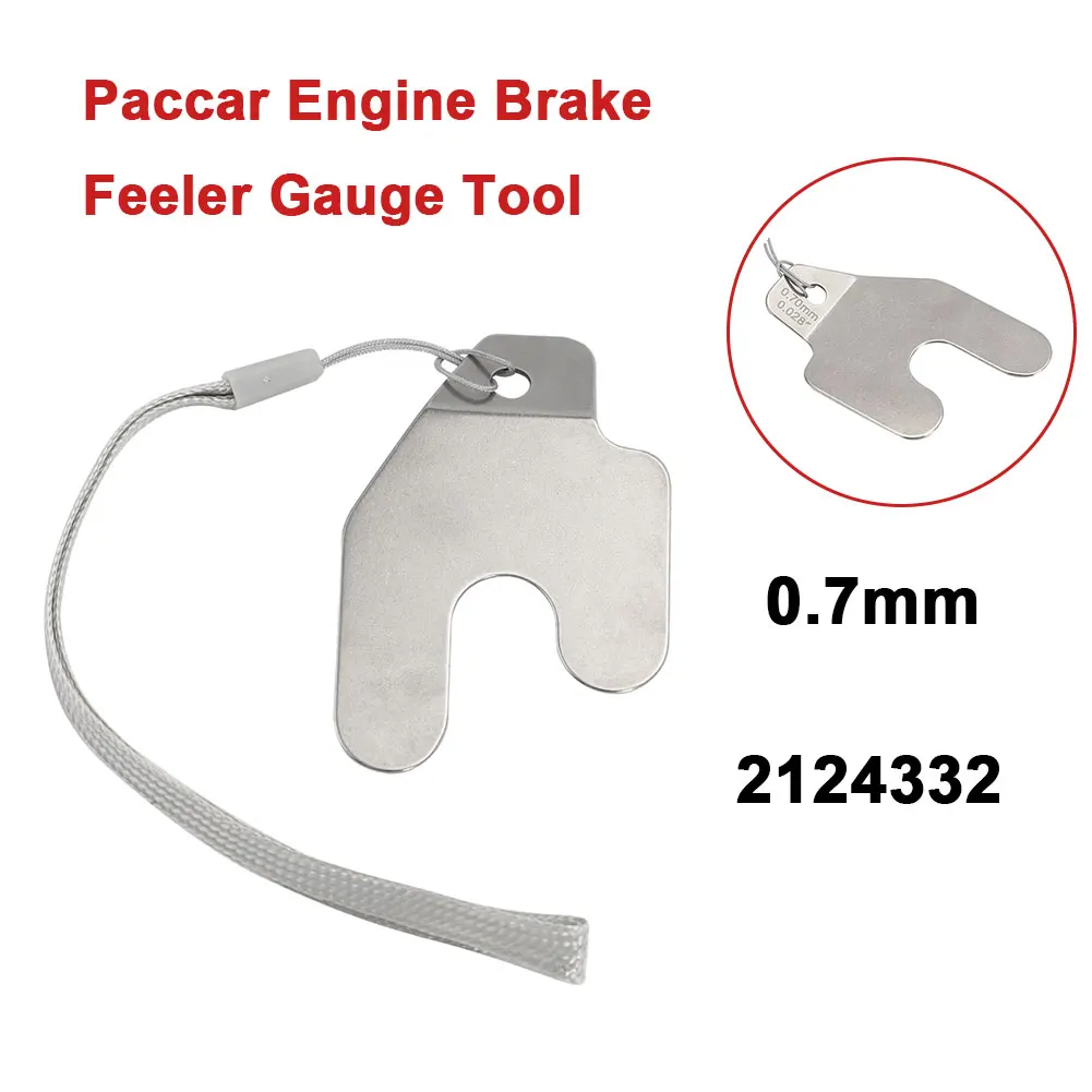 For Trucks Trailers Buses Paccar Engine Brake Plug Gauge Tool Feeler Gauge Tool 0.7mm 2124332 Replacement Accessories