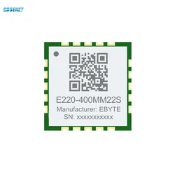 Lora – Module sans fil lllc68, 433MHz 470MHz, 22dbm, 5.5KM CDSENT E220-400MM22S, faible puissance, trous de timbres de petite taille, antenne SPI