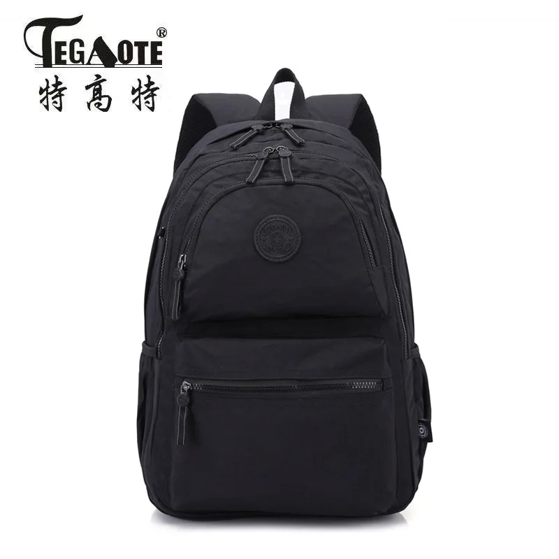 Versatile Student Bag New Backpack Fashion Waterproof Nylon Travel Bags Students High Capacity Leisure Light Outdoor Backpacks