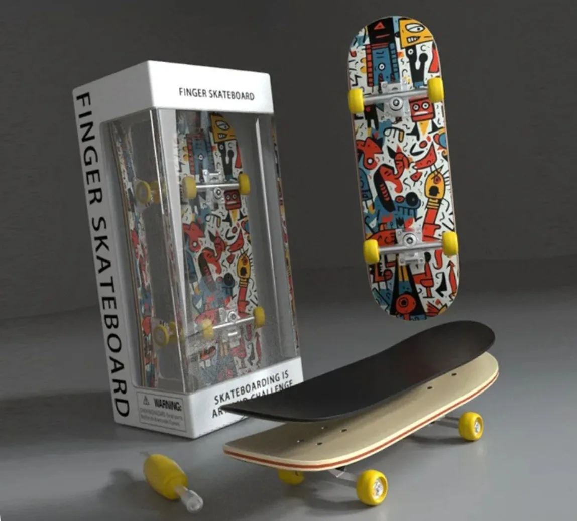 

Новинка 2025: Мини-фингерборды для снятия стресса, сенсорные игрушки-антистресс, забавный подарок для детей и мальчиков