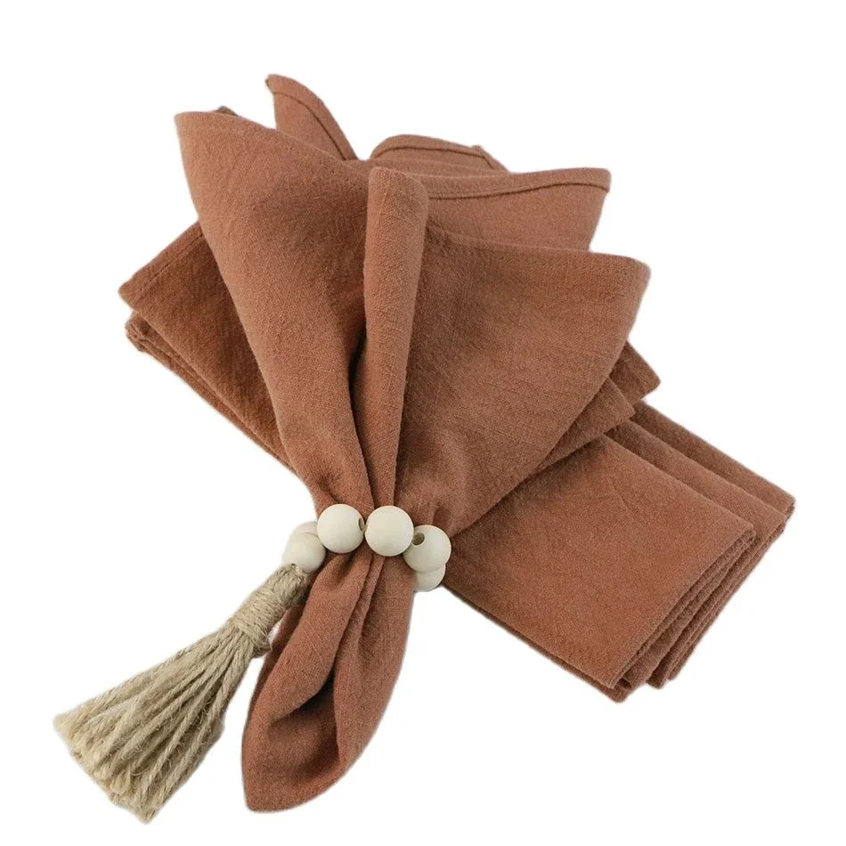 

6PCS Cotton Linen Thicken Colorful Cloth Napkins,Reusable Fabric Placemat,Kitchen Dining Hotel Restaurant Serving Table Decor