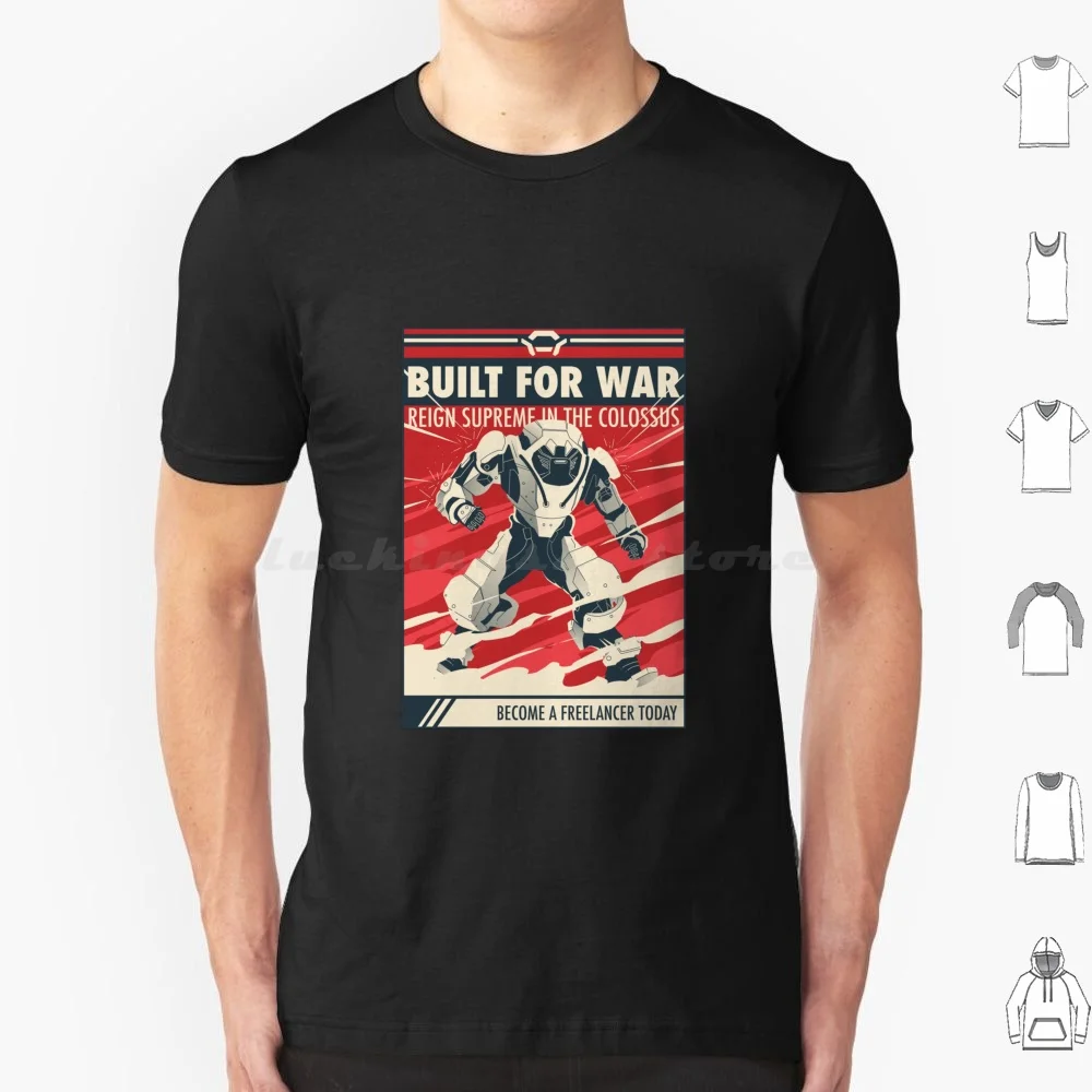 Anthem-Colossus ( Built For War ) T Shirt Cotton Men Women DIY Print Anthem Anthem Game Colossus Ea Ea Games Rocket Shooter Game