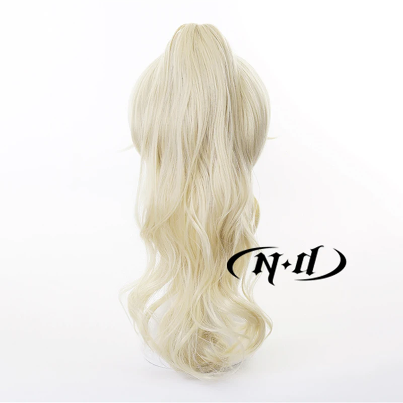 ND 진 코스프레 가발 헤어피스 겐신 임팩트 코스프레 헤어 가발 코믹콘 코스터 의상 테마 파티 내열성 합성