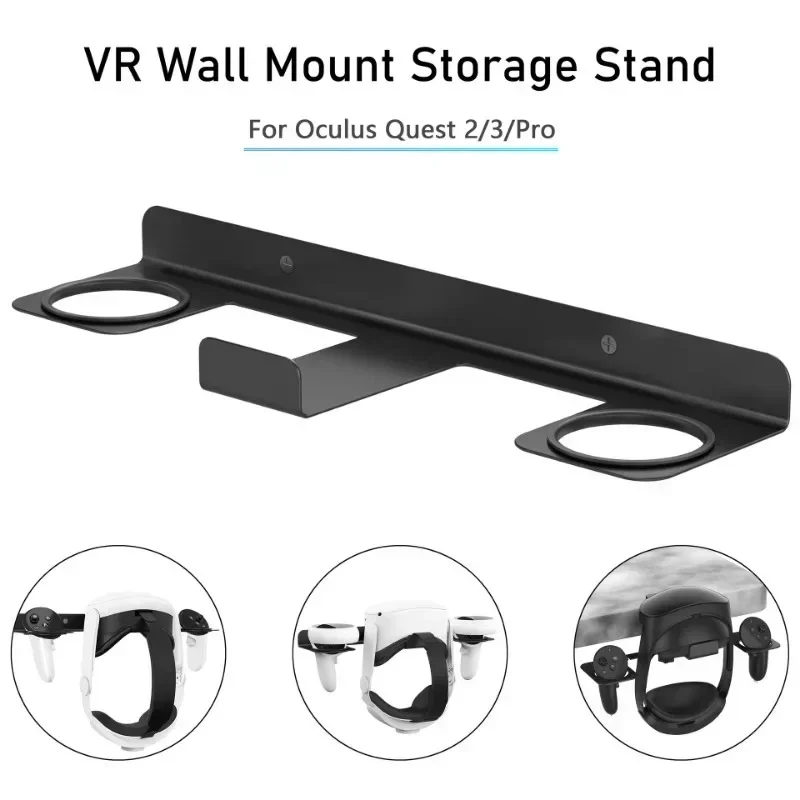 Save Space Wall Mount Storage Stand Hook - for Meta/Oculus Quest 2/Oculus Quest 3