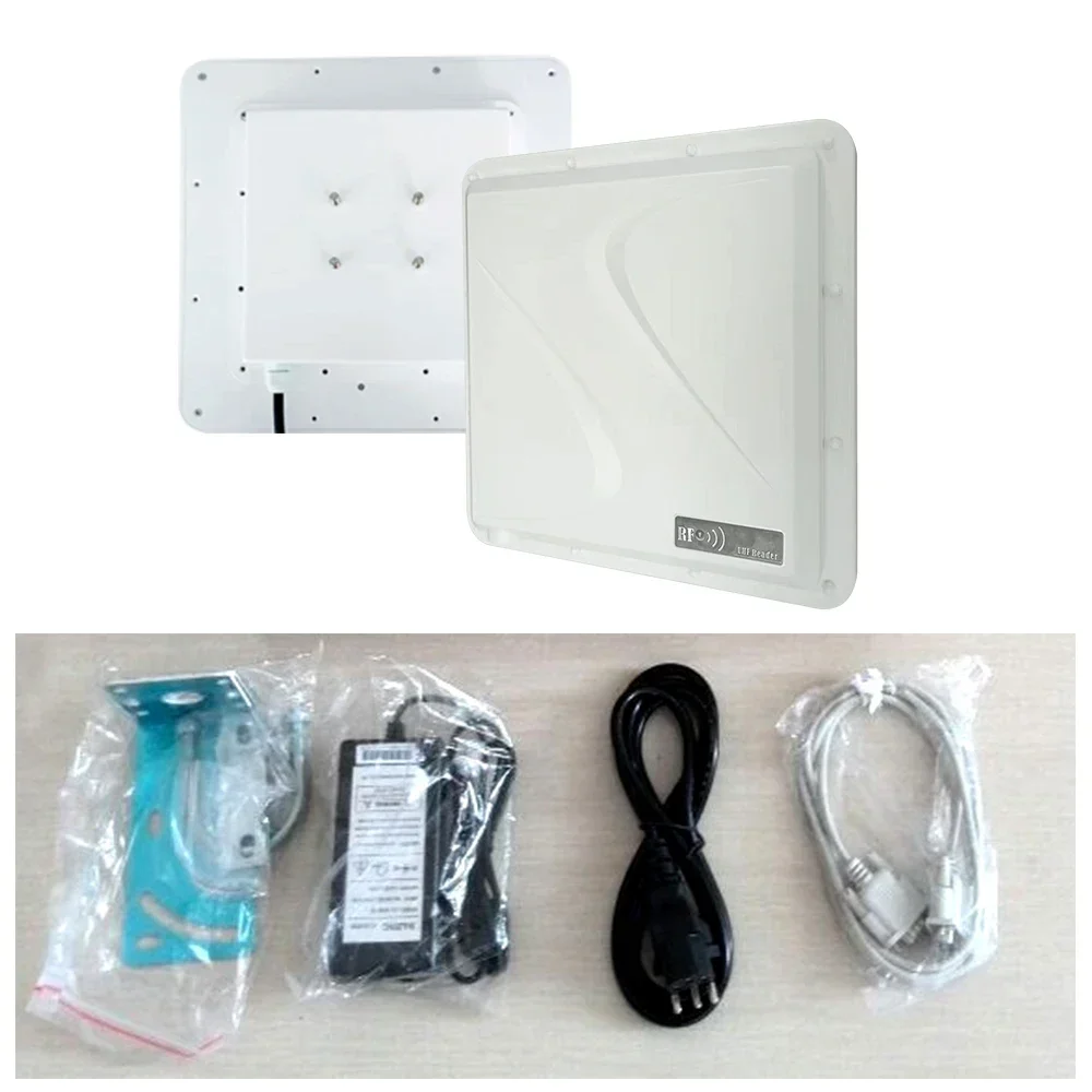 Imagem -02 - Antena Leitor Rfid Uhf de Longo Alcance com Wiegand Ip67 9dbi Tcp Wifi para Rastreamento de Veículos ao ar Livre 5m