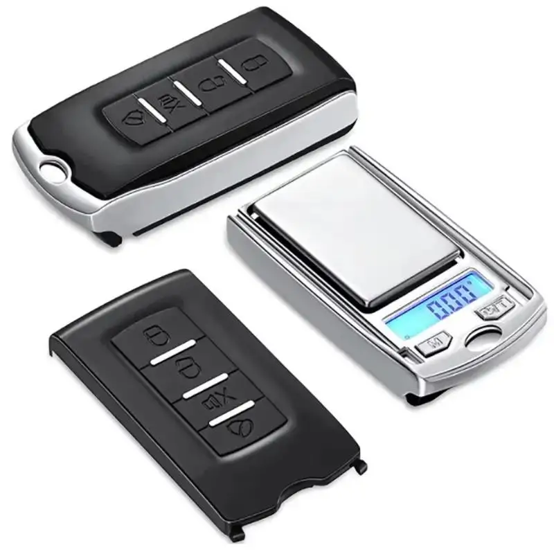 Mini Car Key Shaped Digital Scale 200g 0.01g Precision Pocket Gram Scale for Home Use Powder Spices Small Item Weighing