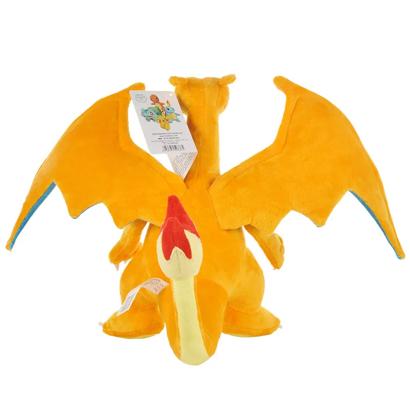 28cm Pokemon Kawaii Charizard Stuffed Toys Cartoon&Cute Firedragon Peluche Plush Dolls Throw Pillow Birthday Gift For Kids