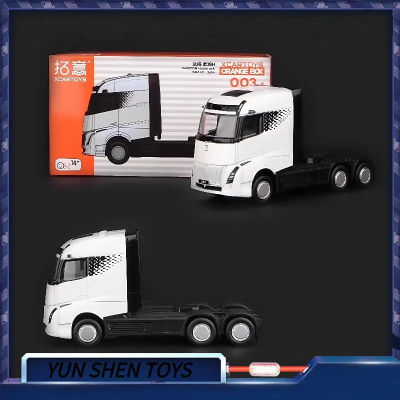 엑스카토이즈 다이캐스트 오리지널 1:64 스케일 파리존 홈트럭 시뮬레이션 미니어처 합금 자동차 모델 컬렉션 장식 장난감 선물