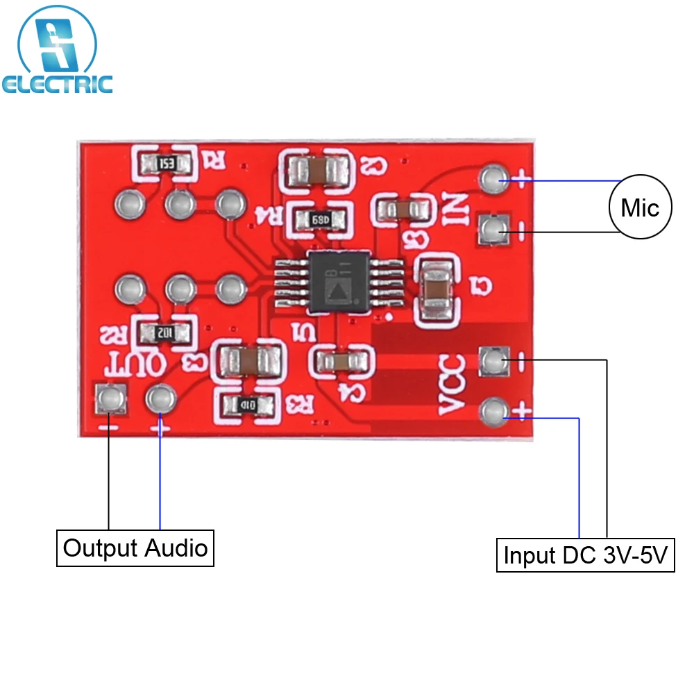 SSM2167 Microphone Preamplifier Mono Preamp Voice Compressor for Low Power Audio Compressor Signal Chain