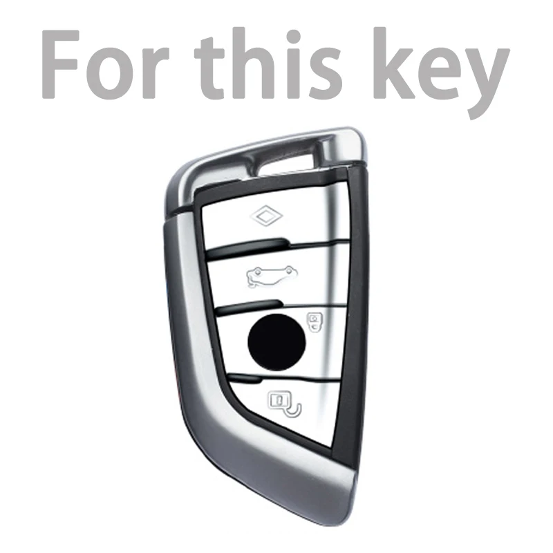 Чехол для брелока из ТПУ с 4 кнопками для BMW F30 F11 X3 F25 Серия 1 E39 X4 G20 X5 G05 F40 X6 F44 216 X1 G30 320i