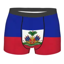 Custom Flag Of Haiti Underwear Men Breathbale Boxer Briefs Shorts Panties Soft Underpants For Homme