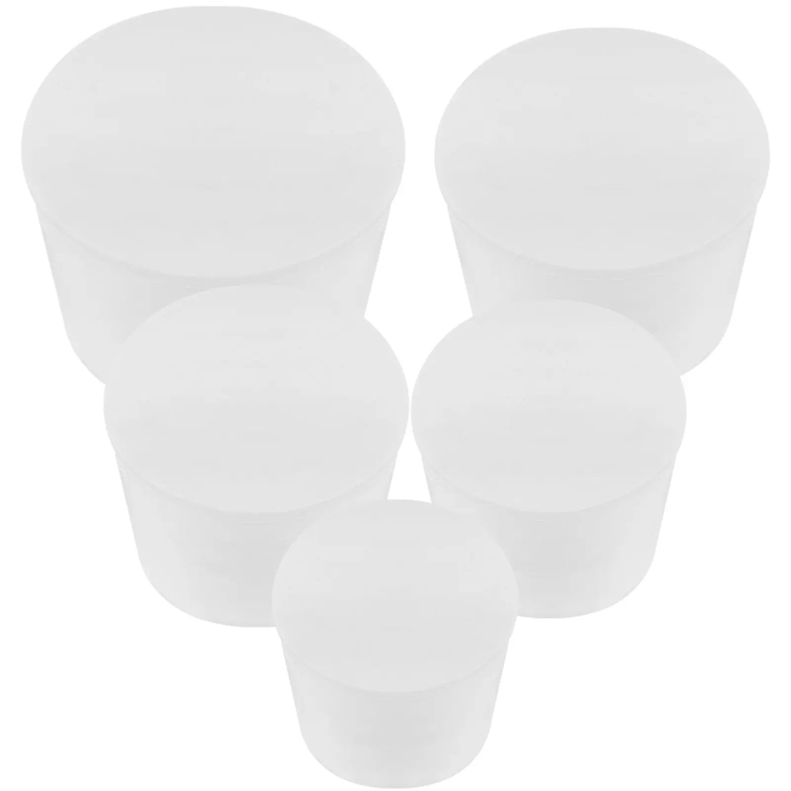 5Pcs Test Tube Rubber Plugs Solid Laboratory Stoppers Wide Application Sealing Performance Easy Installation Removal Multiple - view 3