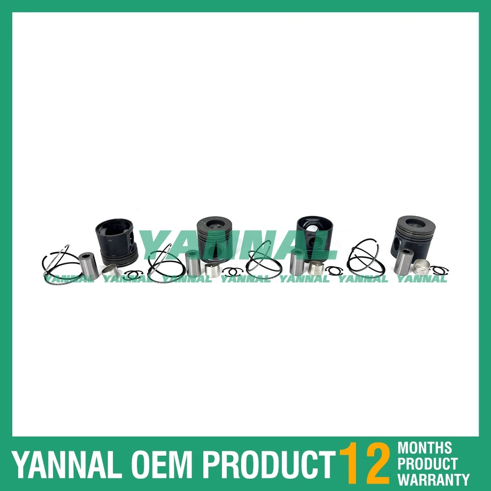 

1104C-44T Piston With Rings For Perkins Excavator Engine Parts