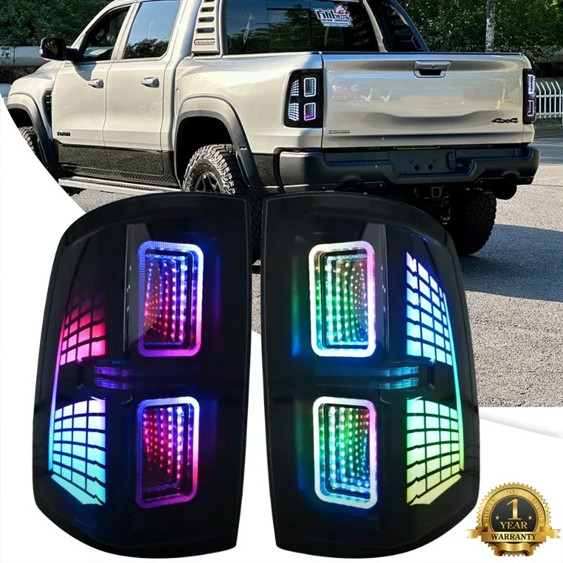 

Светодиодные задние фонари RGB для 2009-2018 Dodge Ram 1500 2500 3500 стоп-сигналов