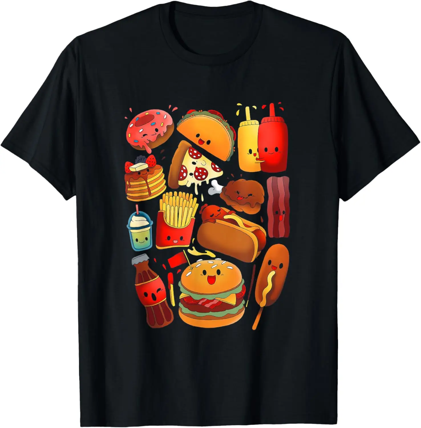 Funny fast food - Fastfood Graphic kawaii T-Shirt