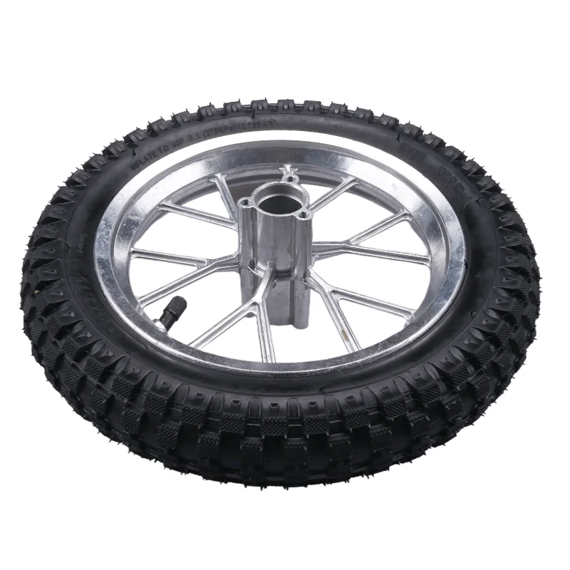 

12 1/2 Inch 2.75 Rear Wheel Rim Tire Tube Assembly Fits 49cc 2 Stroke Dirt Bike Pit Bike Off Road Motorcycle Replacement Parts