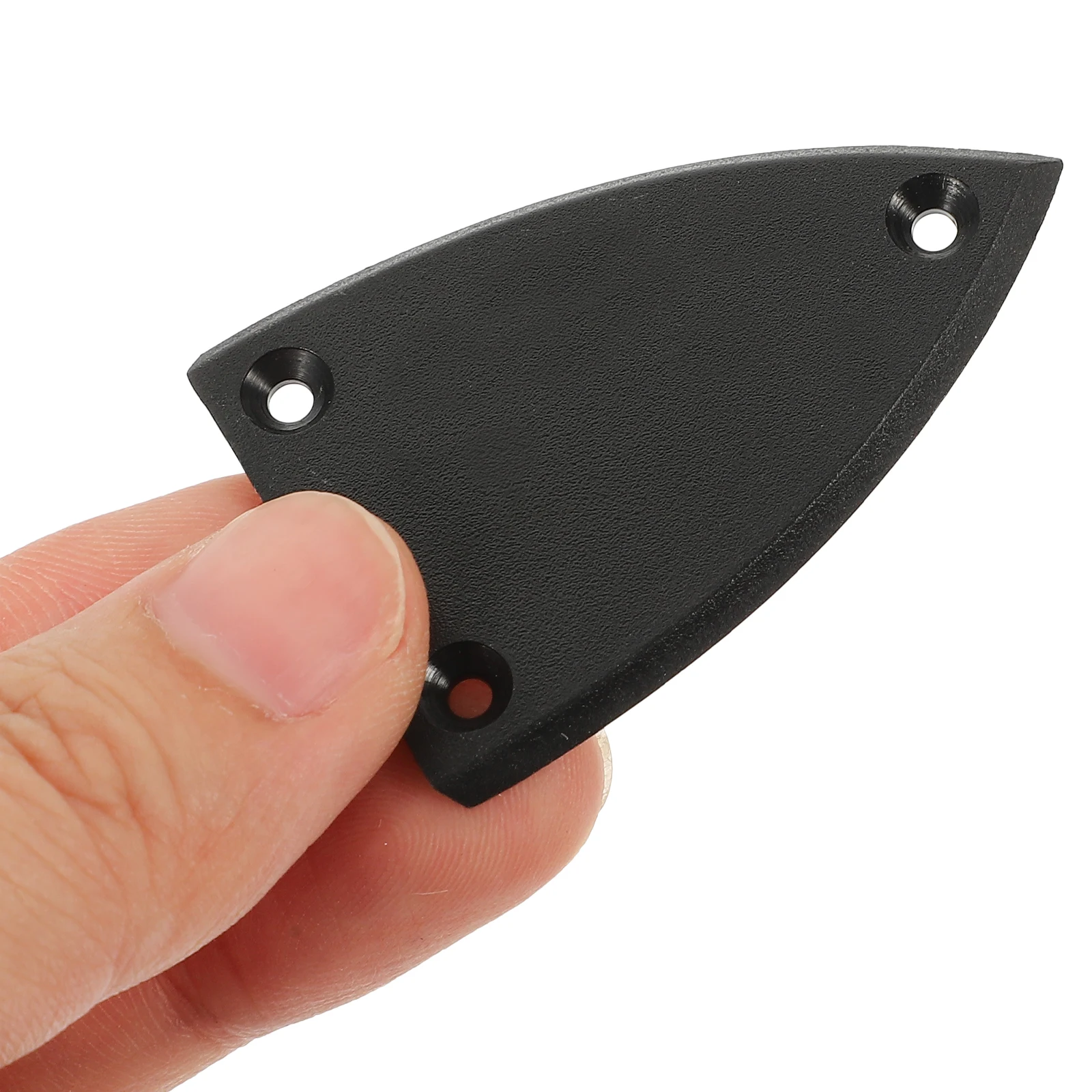 

2Pcs Guitar Truss Rod Cover Plate Triangle Rod Replacement Electric Guitar Parts Durable ABS Bass Supplies Bass Repairing Tools