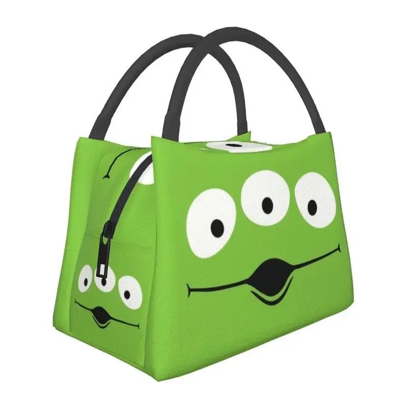 

Toy Alien Insulated Lunch Bags for Work Office Waterproof Thermal Cooler Bento Box Women lunchbag