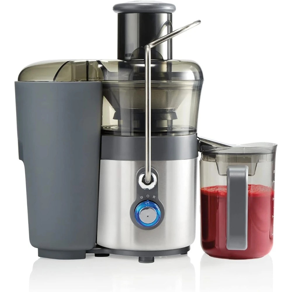 Juicer, Centrifugal Extractor, Big Mouth 3" Feed Chute,  2-Speeds, 40 Oz.,BPA Free Pitcher, 850 Watt Motor, Desktop Juicer