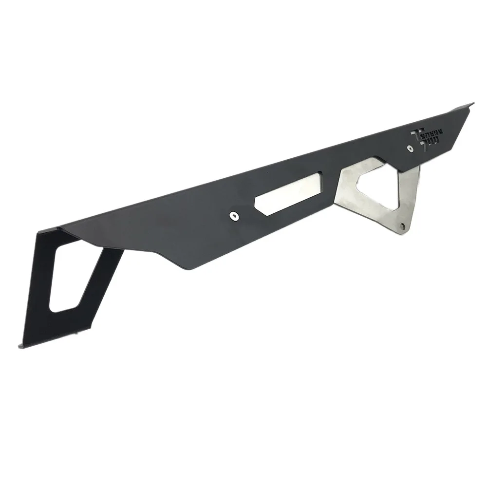 

Защита для мотоциклетного ремня, защитная крышка для YAMAHA TENERE700 2019 2020 2021 CNC, декоративная защита цепи, черный + серебристый