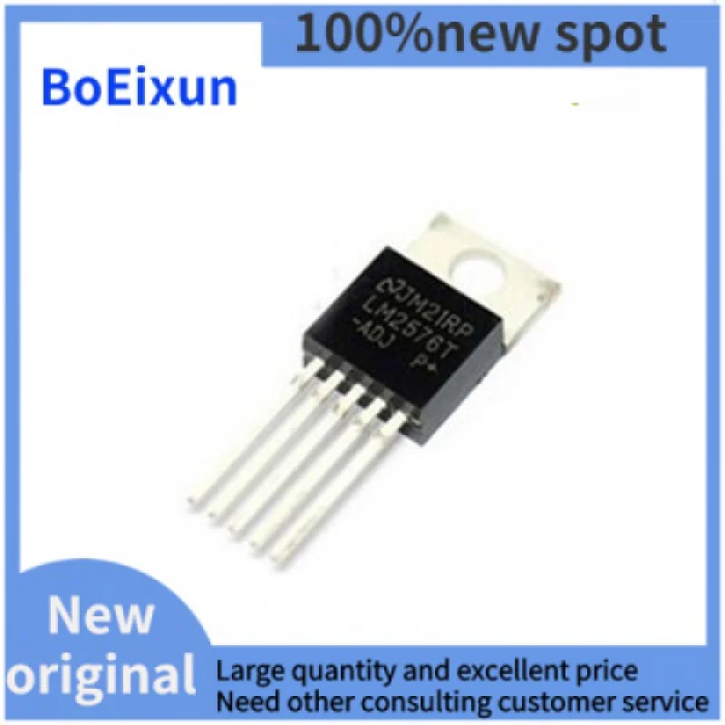 100%New OriginalLM2576-3.3V LM2576T-5.0V 12V ADJ Voltage Regulator Direct PlugTO-220-5Feet