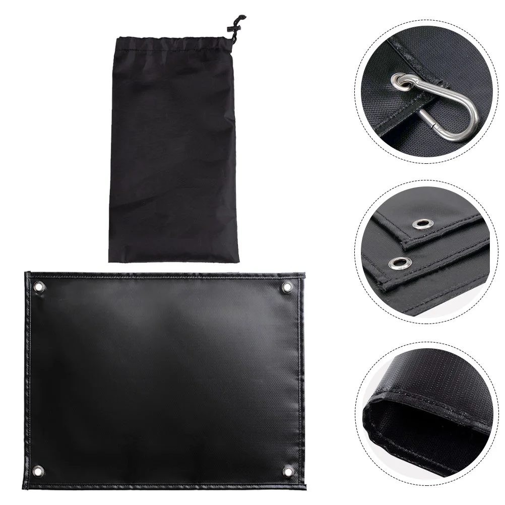 بطانية حريق مقاومة للحرارة من الألياف الزجاجية حصيرة مقاومة للحريق للمطبخ والشواية والتخييم والسيارة والسلامة في حالات الطوارئ متعددة الوظائف #3