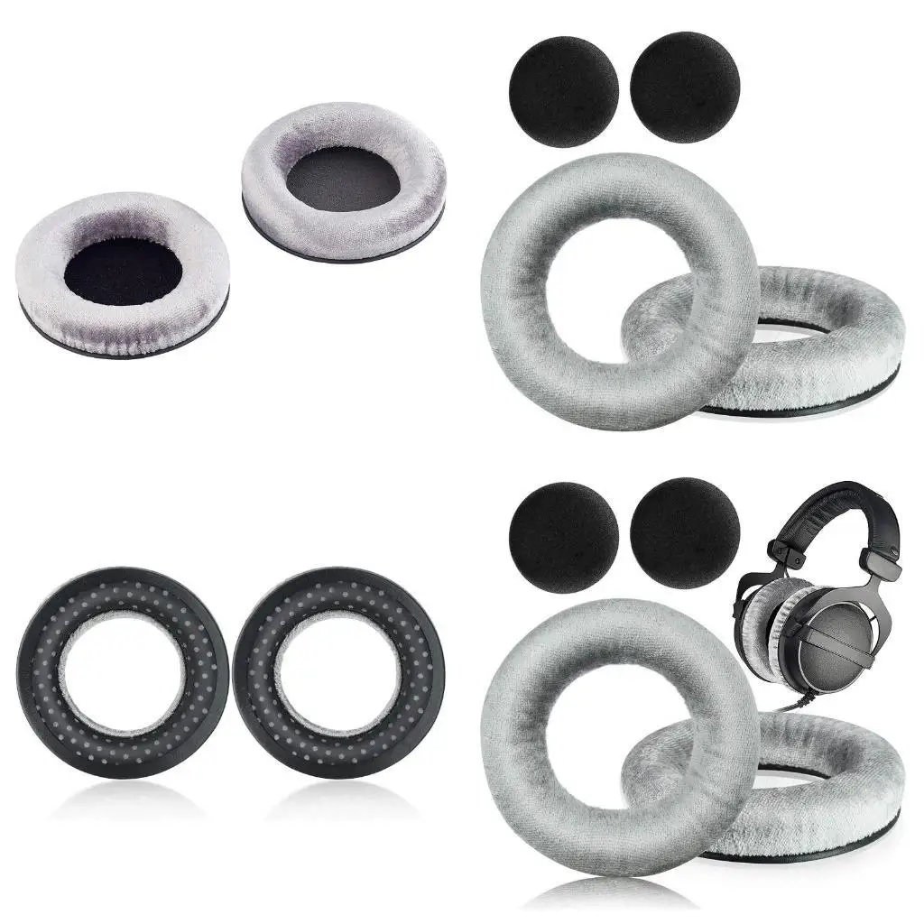 

31BA Premium Earphone Ear Cushions Earpads for T5P T1 DT440 DT990 DT880 DT770 Headphone Covers