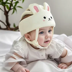 Bunny Bear Head Protector Baby Helmet Crawling Walking Bumper Bonnet Toddler Kids Safety Products Infant Safety Helmet 0-3Y