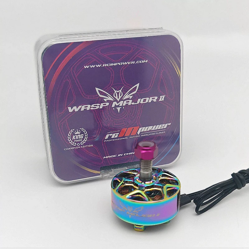 

RCinpower Wasp Major V2 Brushless Motor (1PC) - 22.6-6.6 1980/2100/2160KV