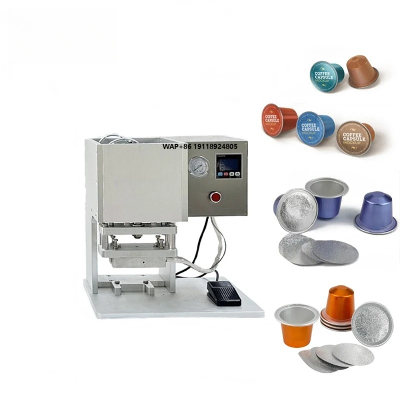 

Semi-automatic Aluminum Film Coffee Cup Sealing Machine Aluminum Foil Lid Sealing Machine for Small Business
