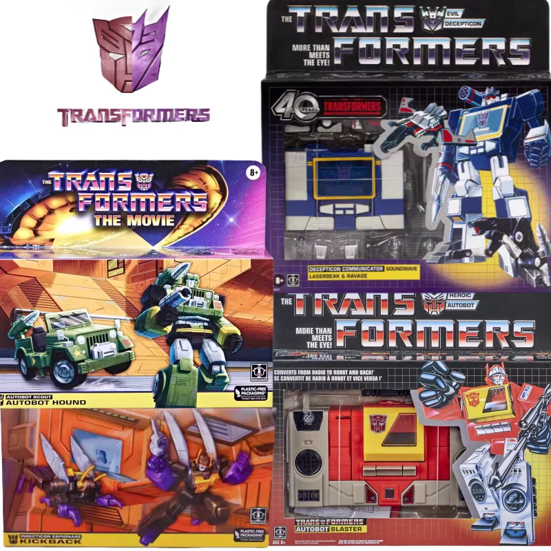 

Hasbro Transformers G1 Replica Hercules Retro Sonic Recorder Inspector Thunder Shrapnel Boy Adult Holiday Gift Toy Action Figure