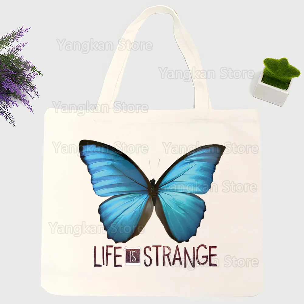 Life Is Strange Shopper Bags Shopping Bag Tote Bag Shoulder Bag Canvas Bags Large Capacity College Handbag