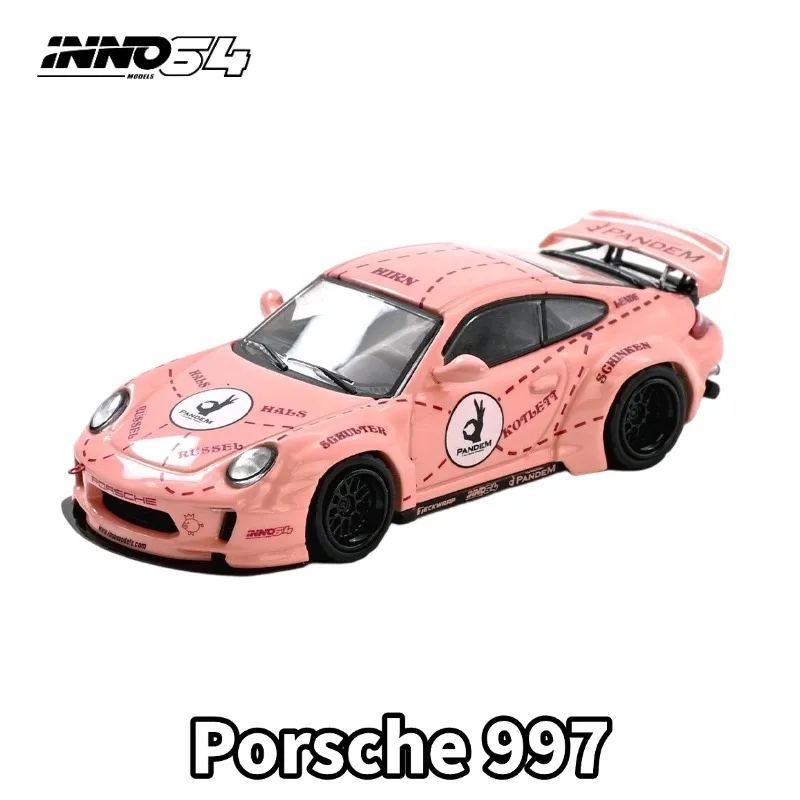 

INNO 1:64 PANDEM 997 Die-cast Simulation Alloy Car Model, Boys' Holiday Gift Toy, Adult Collection Decoration Piece.