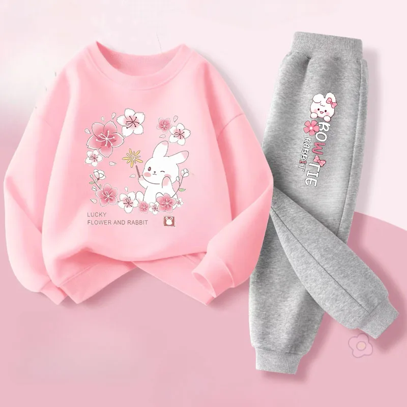 Eachine Moletom Infantil com Coelho - Estilo Hoodie para Meninas