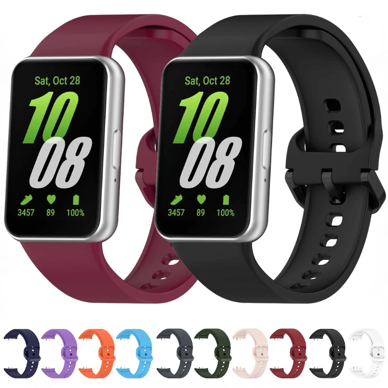 

Silicone strap For Samsung Galaxy Fit 3 Sports smartwatch replacement band For Samsung Galaxy Watch Fit 3 watchbands accessories