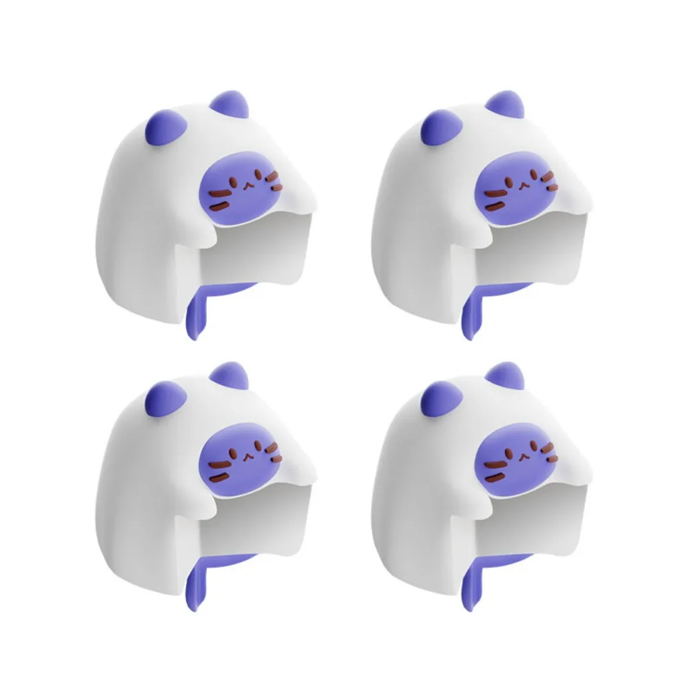 

4 шт. удобные Т-образные защитные уголки для стола, мягкая защитная крышка для края, самоклеящаяся угловая защита из ПВХ